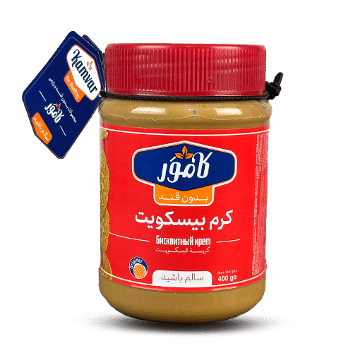 کرم بیسکویت بدون قند کامور