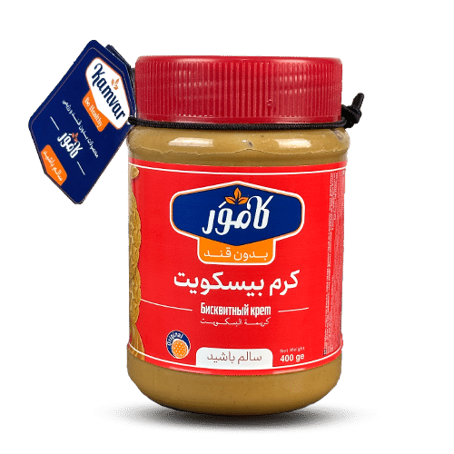 کرم بیسکویت بدون قند کامور